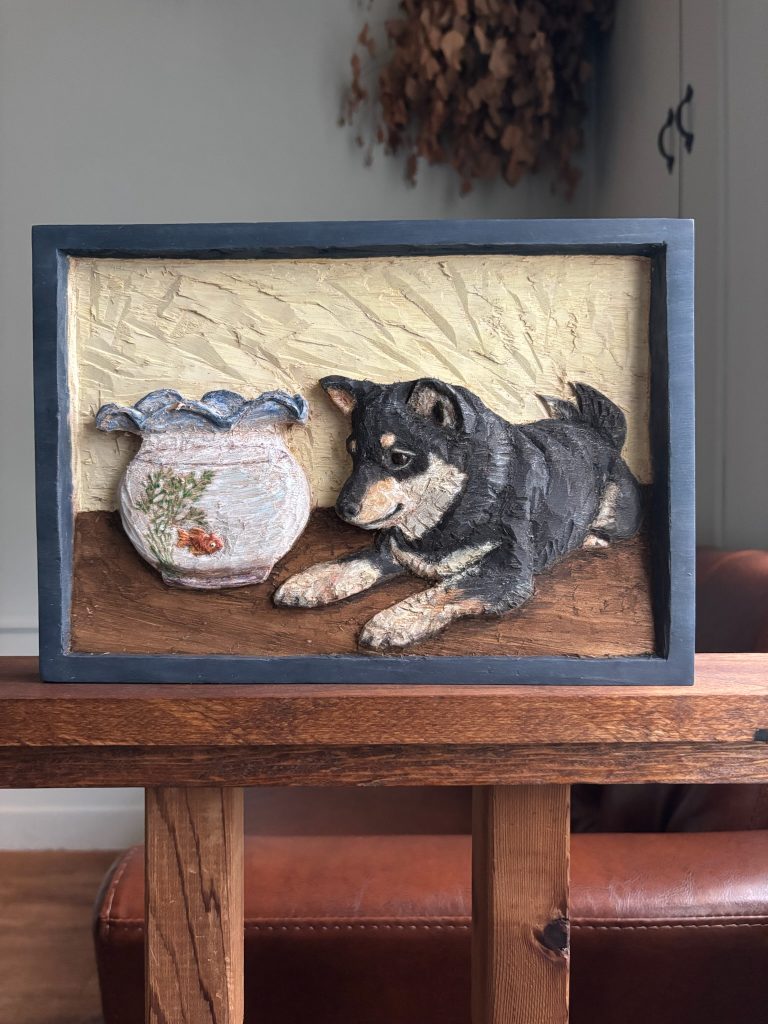 No.22　Dog & Goldfish