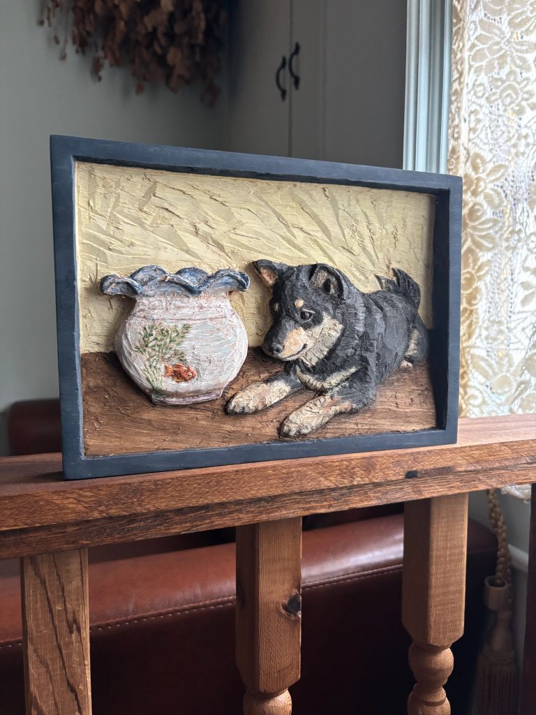 No.22　Dog & Goldfish